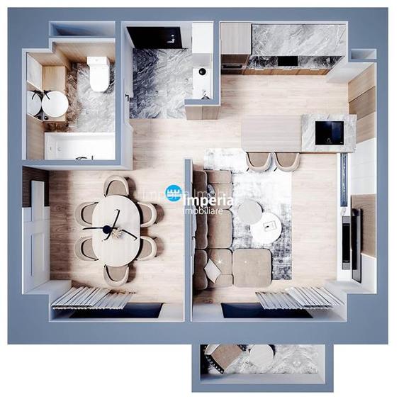 Potiers Towers Faza 2! Ap. 1 camera pret Promotional! - 3