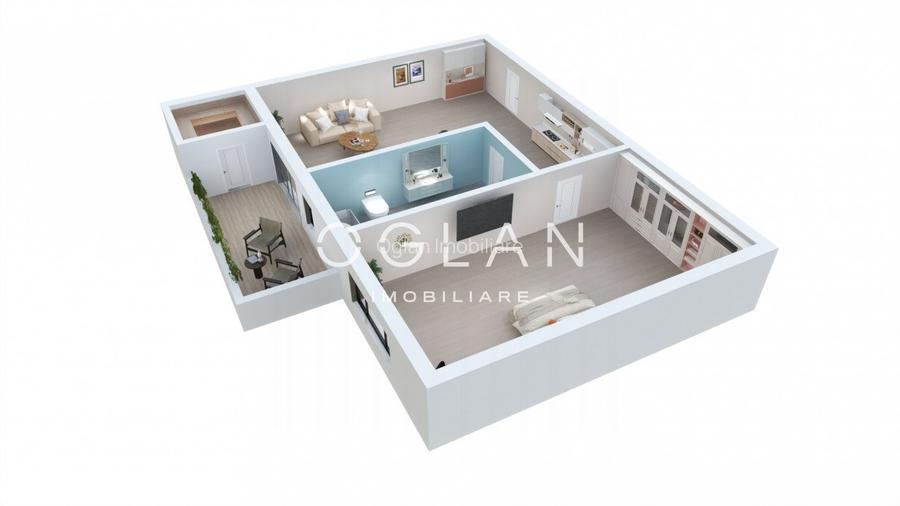 Studio nou, 39.23 mp utili + balcon - Zona Lacul lui Binder - 10