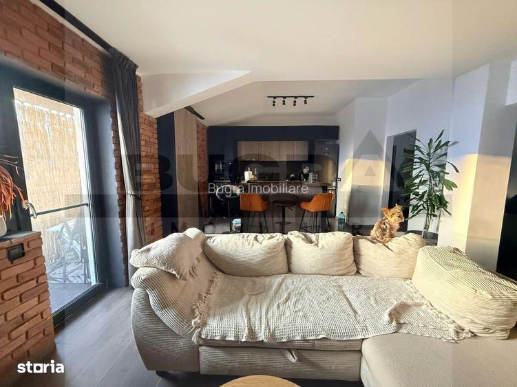 Apartament de 2 camere ultrafinisat, 59,6mp, parcare, nou, Apahida - 2