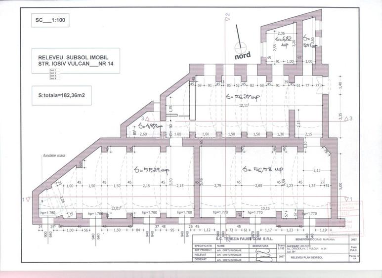 Oportunitate reala de investitie, zona Ultracentrala, str. Iosif Vulcan - 5
