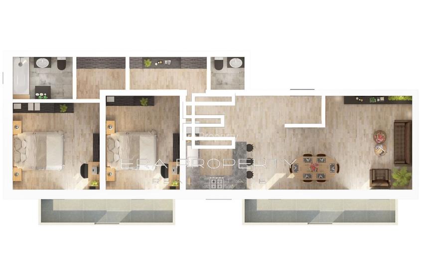 Apartament 3 camere 78 mp , Doamna Stanca, Selimbar - 12