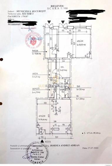 Spațiu comercial 100 mp - Parter, bloc reabilitat | Sector 5 - 1