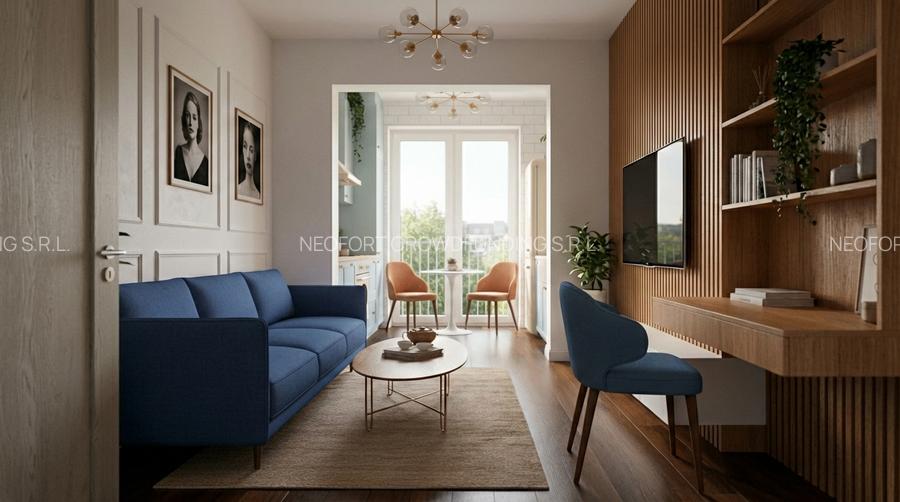 Neofort 84 - Studio modern, incalzire in pardoseala, bloc nou Pallady - 5