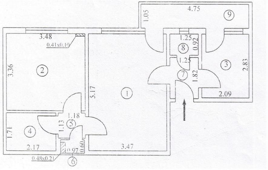 VÂNZARE  Apartament cu 2 camere   49,44 m² direct proprietar - 10