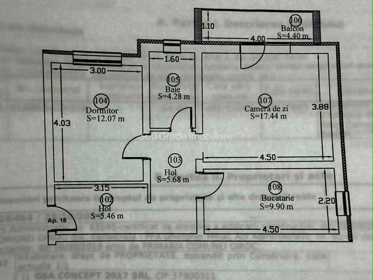 2 cam. Mobilat/utilat Giroc (zona Cal. Urseni) Decomandat - 7