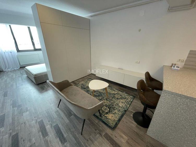 Studio modern, complet mobilat și utilat, bloc nou (după 2017), zona D - 3