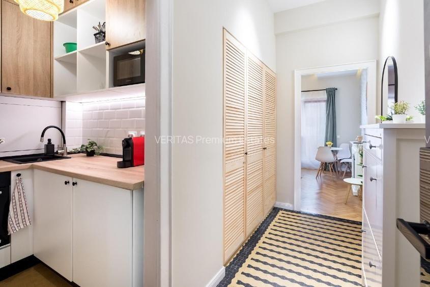 Ocazie! Apartament 2 camere Universitate, metrou 600 m, terasa 10 mp, centrala - 8
