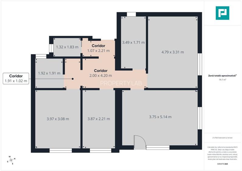 Apartament 3 camere cu curte proprie în Giroc - 6