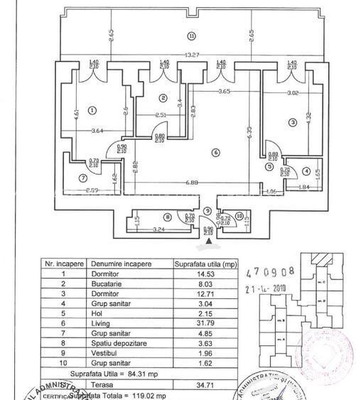 Upground | 3 camere spațioase| terasa 35mp - 1