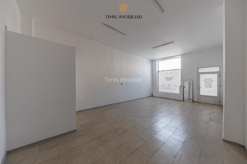 Spatiu comercial stradal | vitrina&parcare publica accesibila | Com 0% - 14