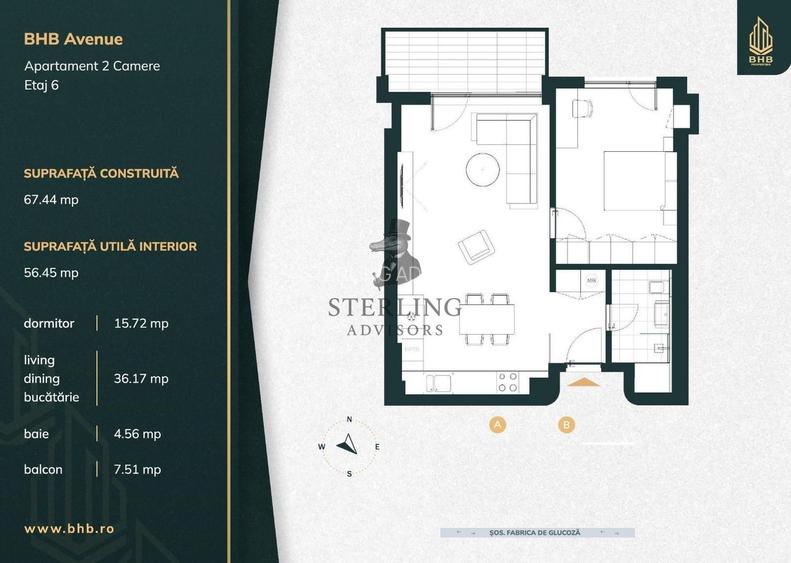 BHB Avenue - 2 camere premium cu facilitati multiple - 21