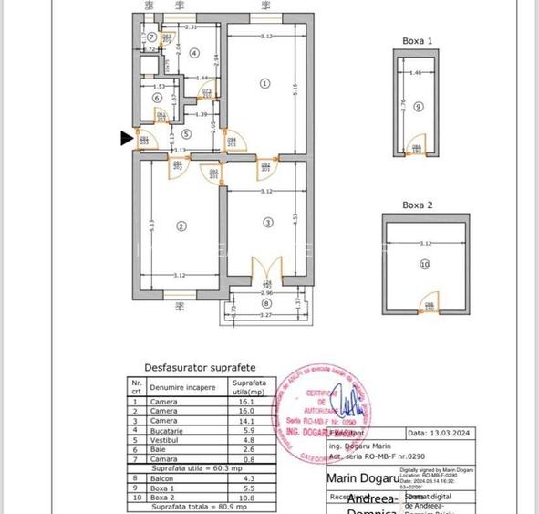 3 camere | 2 boxe | Barbu Vacarescu - Floreasca - 1