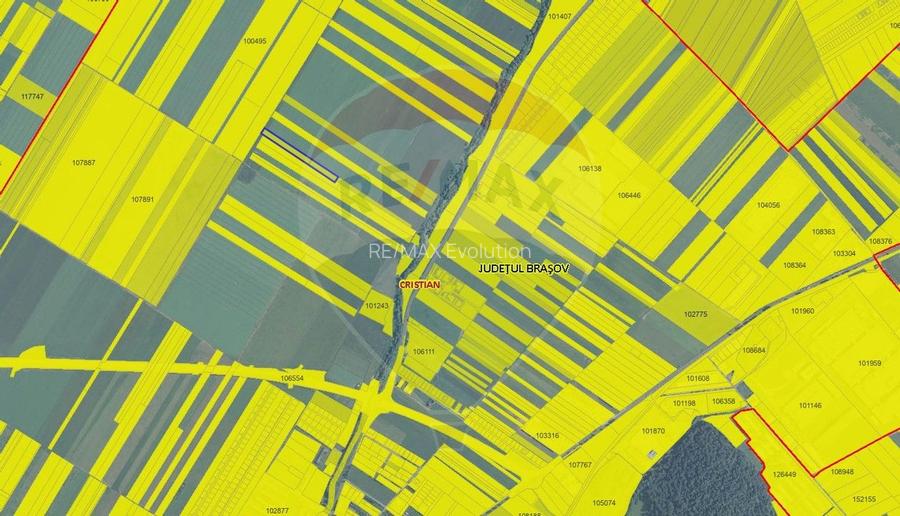 Teren extravilan arabil, 9650 mp, Cristian - 5