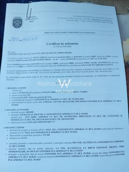 974 mp de vis, între pădure și cer - Teren intravilan, Cisnadioara, Sibiu - 11