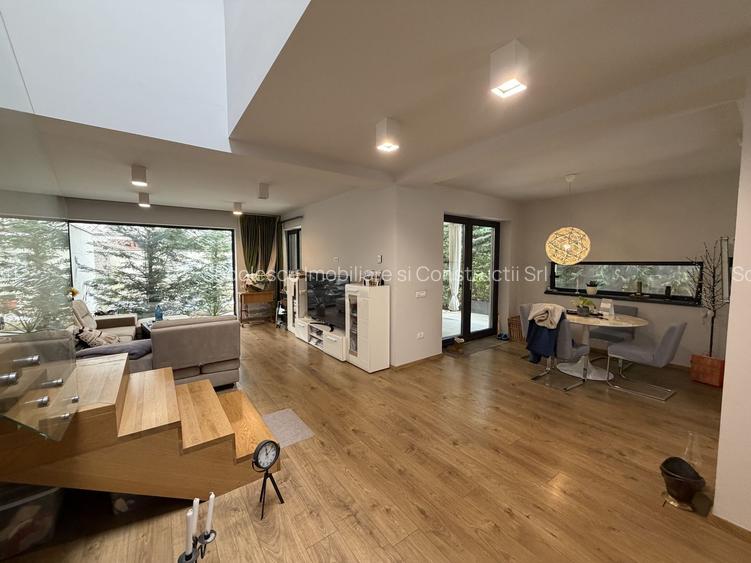 Duplex modern – arhitectură contemporană, spații luminoase - 2