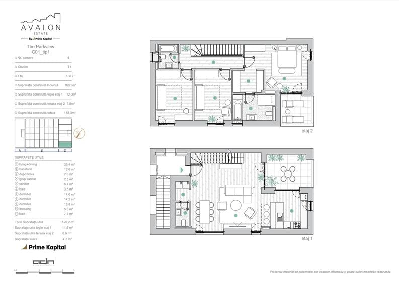 Avalon Estate | Apartament Parkview cu 4 camere | zona Pipera - Aviației - 1