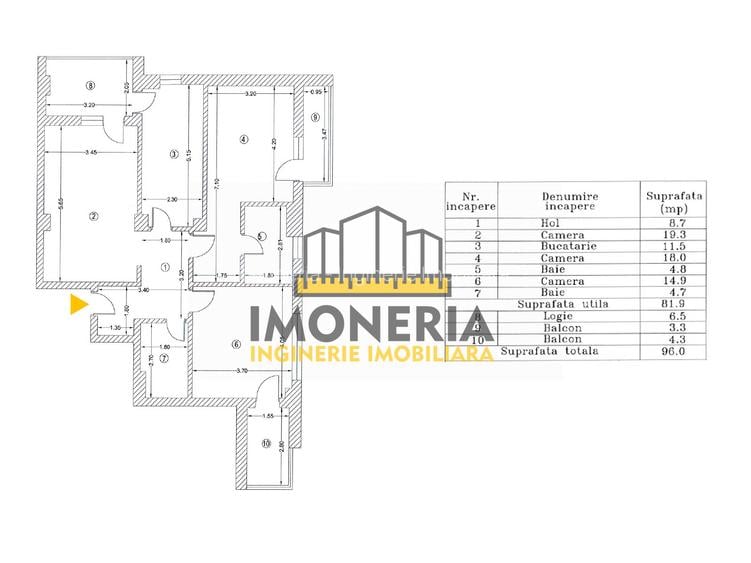 3 camere decomandat-1 km metrou 1 Dec-0% comision-optional parcare/boxa - 5
