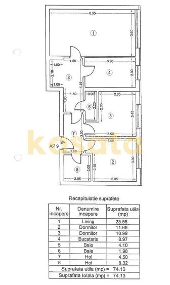 Apartament 3 Camere | Exigent Plaza | Finisaje Moderne - 1
