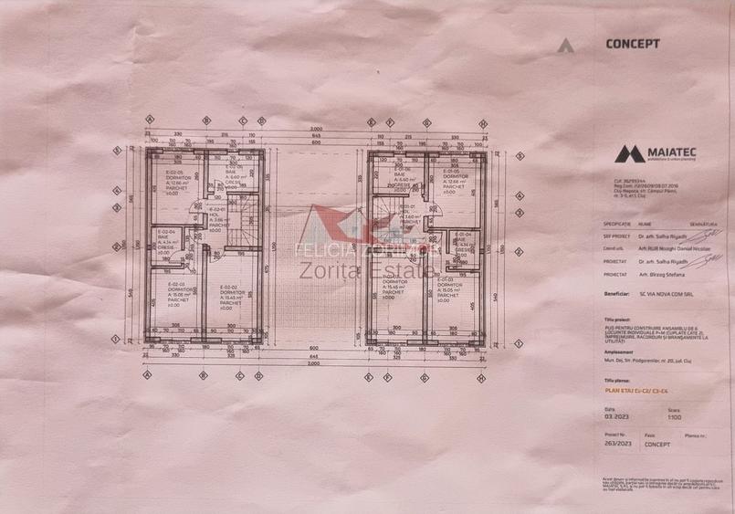 Ansamblu`rezidential, sase case noi la vanzare, Dej - 3