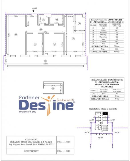Comision 0% Apartament cu 3 camere decomandat, Pacurari etaj 1 - 12