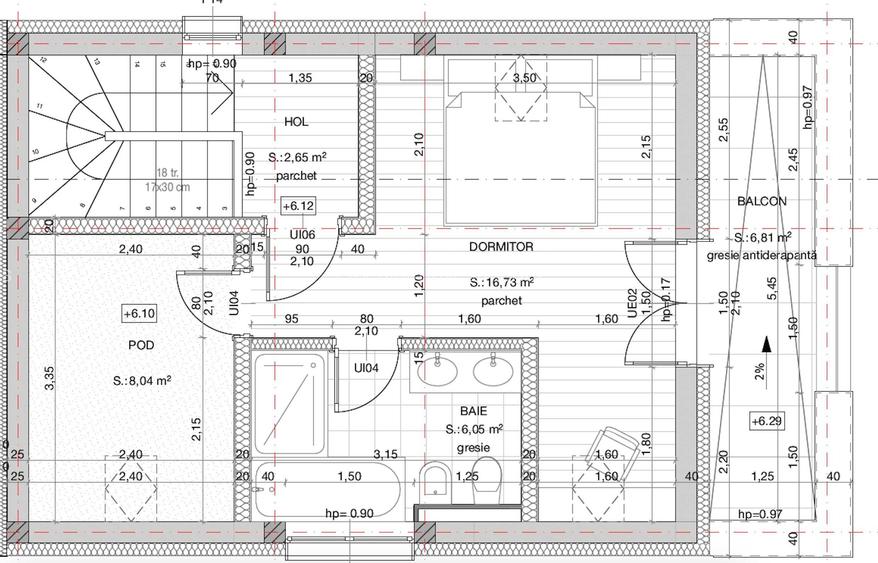 Duplex 4 camere in Someșeni, teren 222 mp, utili 118 mp - 7