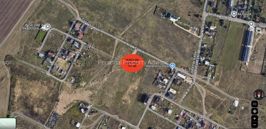 Teren de vanzare in Mgurele Cartierul Pomilor - 3