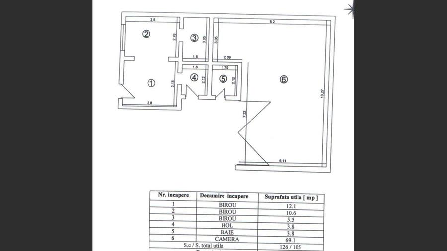 Spațiu comercial 105 mp + curte, zonă intens circulată - 7