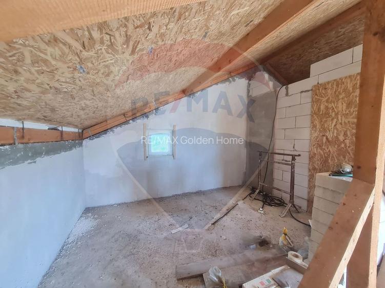 Casă cu 5 camere de vanzare (P+M) in comuna Bolotesti si teren 6266 mp - 12