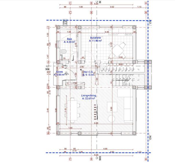 Casă individuală de vânzare în Sibiu, 100mp utili - 2