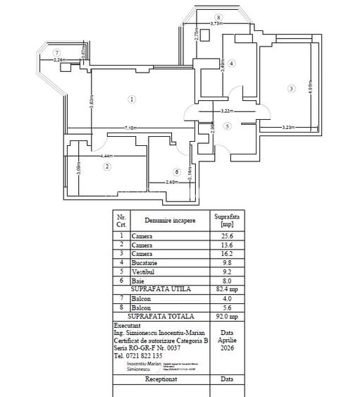 APARTAMENT PANORAMIC – 3 camere – 92 mp – Parcul Tineretului – CALEA VĂCĂREȘTI - 2