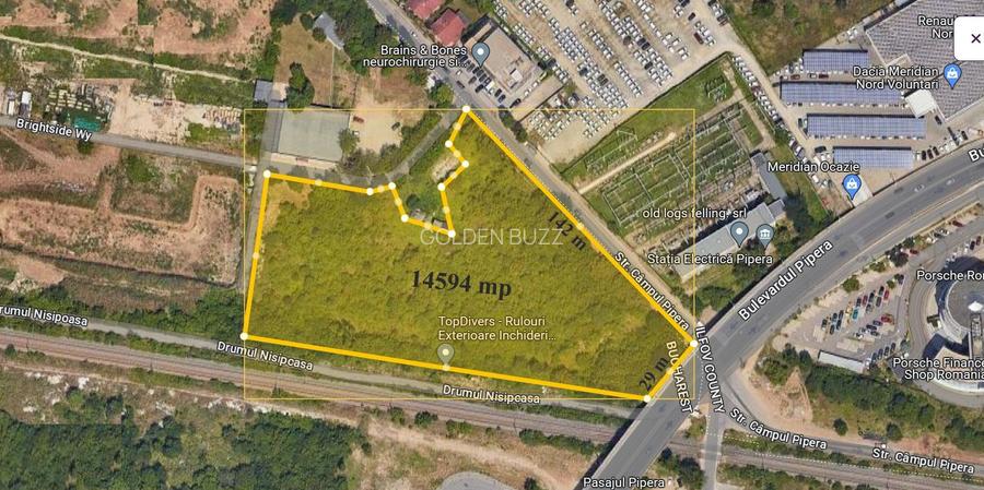 Prezentare Teren - Pipera, Sector 1, București - 14.594 mp - 1