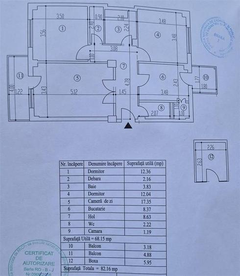 3 camere, 75 mp, Calarasi - Faleza, vedere dubla