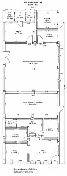 NOA HOME | Hală industrială P+2, SD = 1.094 mp , Teren 1.198 mp, Săcălaz, Timiș