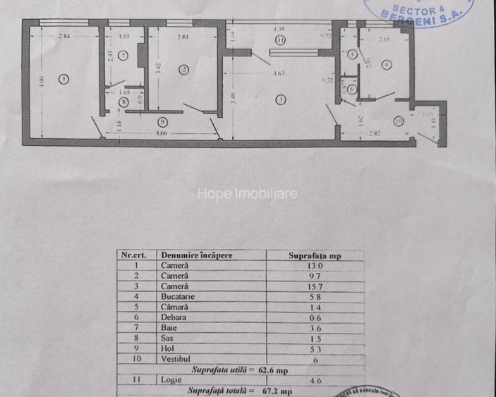 Berceni - Aleea Terasei - Apartament 3 camere - 8