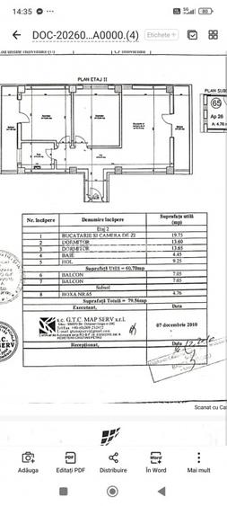 Apartament 3 camere dec, etaj 2,lift, 2 balcoane,parcare, pivnita - 14