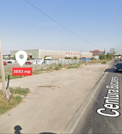 Vand teren intravilan, 3693mp, acces direct Centura Bucuresti, 170 eur/mp+TVA - 2