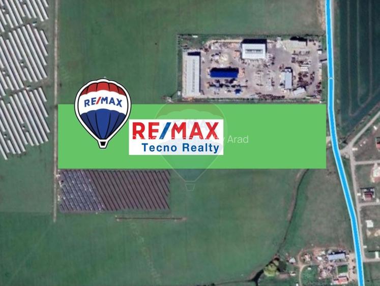 Teren intravilan 5,9 ha la doar 8E/mp fs 150m la 8 km de Arad - 2