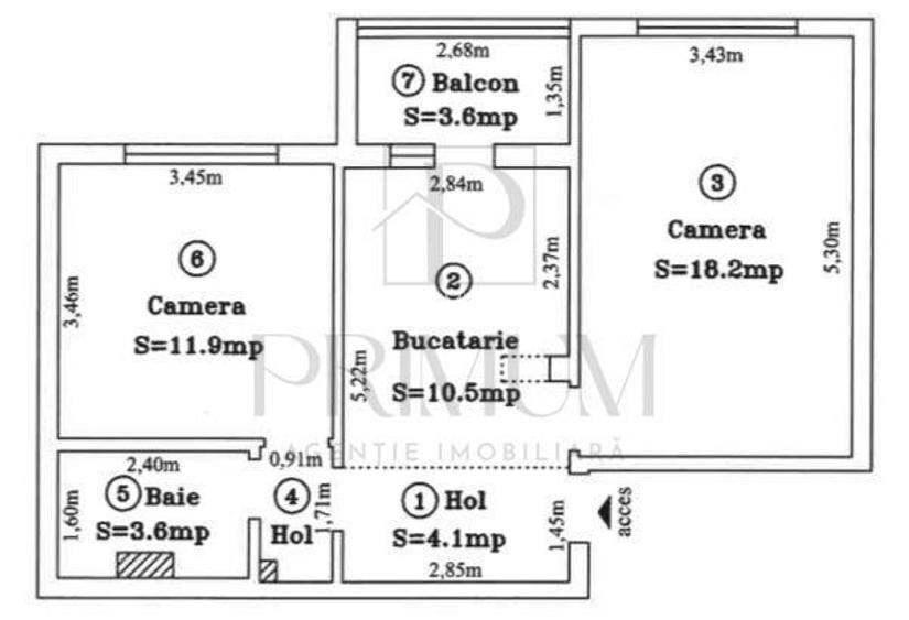 Torontalului - 2 Camere - Centrala termica proprie - Decomandat - 8