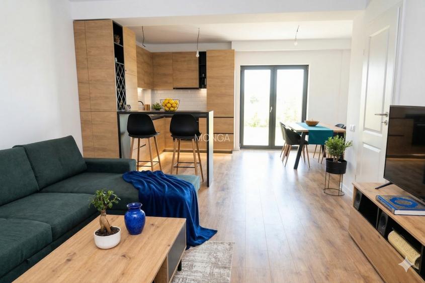 Triplex 3 camere 75mp | 0 comision | Otopeni Odai | mobilat utilat | 30mp curte - 2