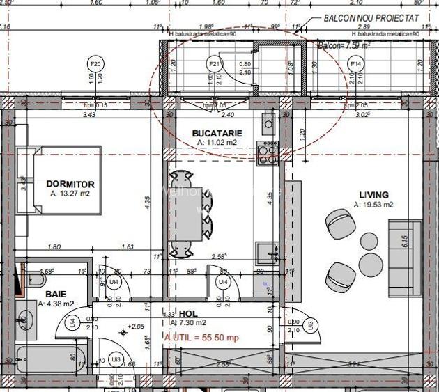 Apartament 2 camere, Prelungirea Doamna Stanca - 1