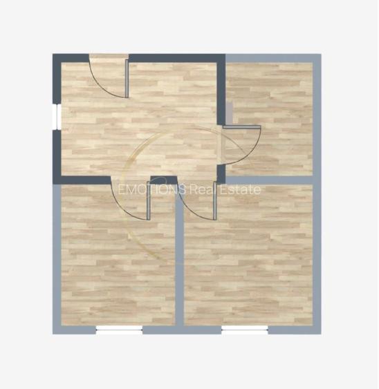 Apartament 2 camere decomandat | 33 mp | Circumvalațiunii - Gheorghe Lazăr - 1