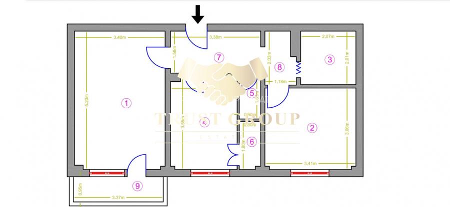 2 camere Lujerului | Centrala proprie | Bloc reabilitat | - 15