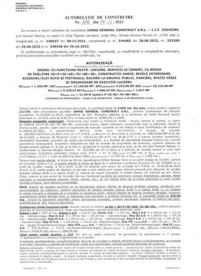 TEREN AUTORIZAT  S2 P+9 VANZARE/ASOCIERE - 6