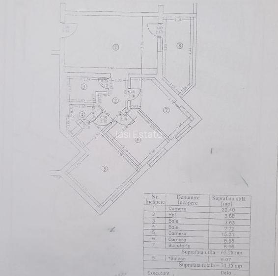 Apartament 3 camere Copou - 8