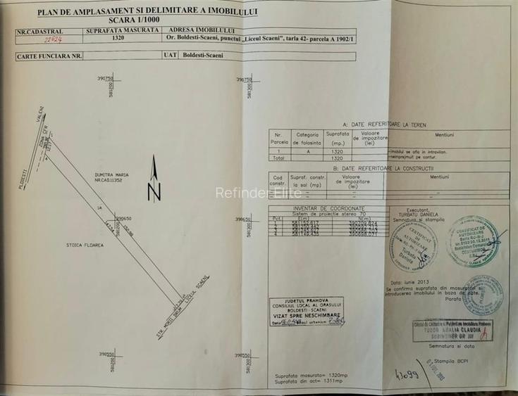 Vanzare teren intravilan | 2623 mp | Boldesti Scaieni - liceul Teodor Diamant | - 2