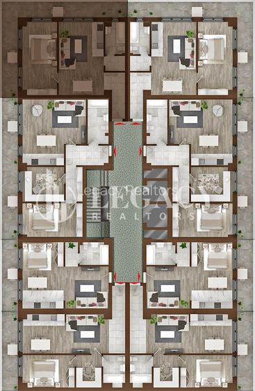 Apartament 2 camere, tip 4A, 4B, 5A, 5B - Copou Garden Residence - 2