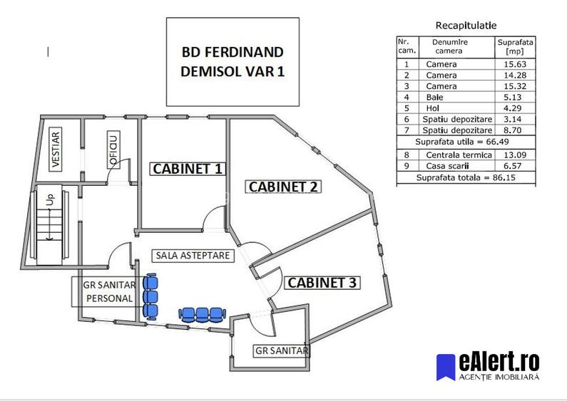 Clădire pentru centru medical, clinică sau policlinică, Bd. Ferdinand 160 - 1