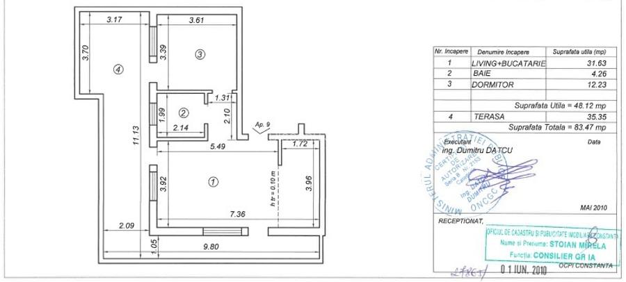 Penthouse cu terase de 110mp si parcare privata - 13