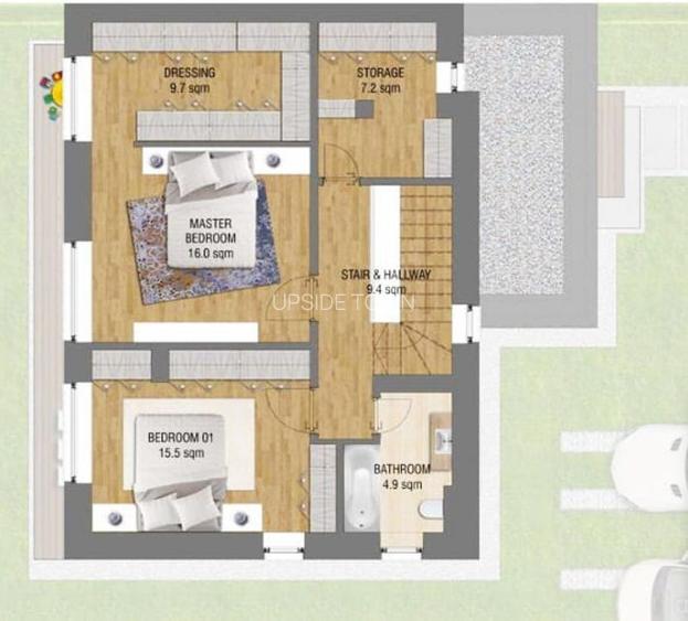 vila 4 camere | Amber Gardens | Otopeni | Tunari | 2 parcare - 26