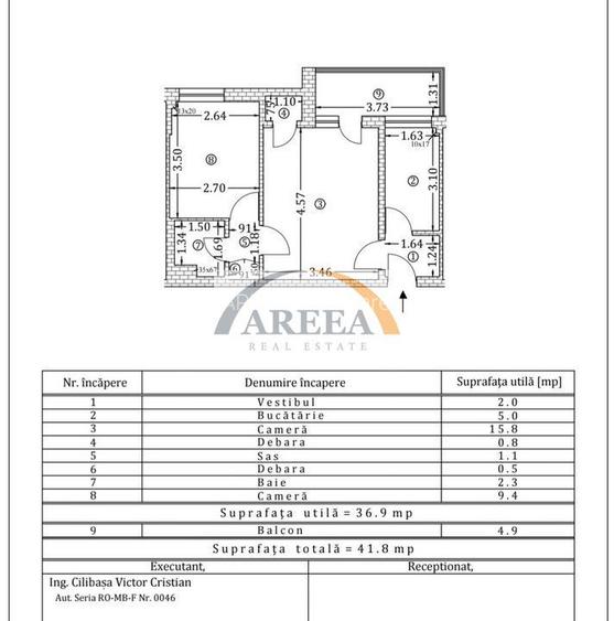 OPORTUNITATE - Piata Amzei - 2 camere ULTRAFINISAT - 3/7 - anvelopat - 8